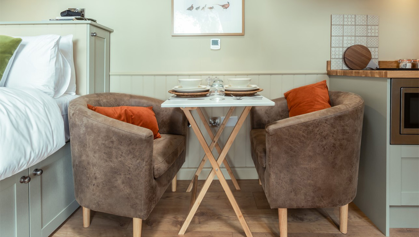 dining area in shetland